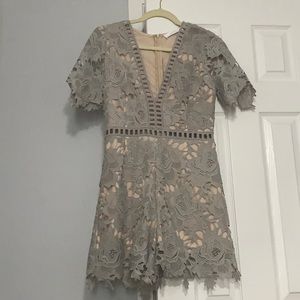 ASTR lace romper